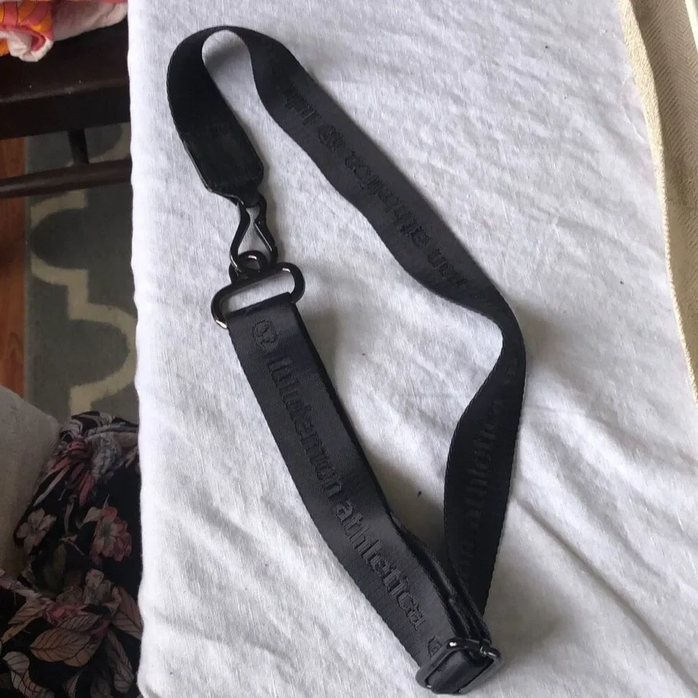 Lululemon black belt one size￼ unisex